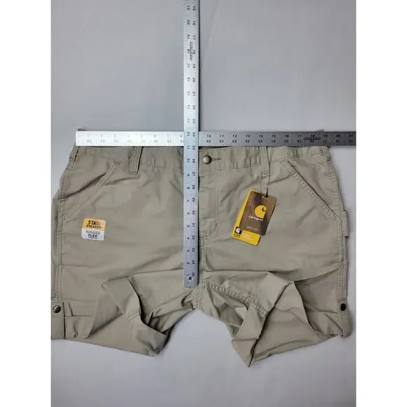 Carhartt smithville original fit light brown shorts size 18 - Picture 10 of 11
